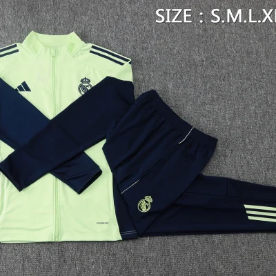 Alternative view of Real Madrid Training Kit (Jacket+Pants) Light Green 2025/26
