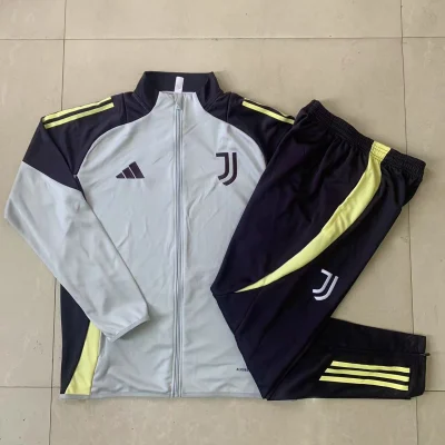 Alternative view of Kids Juventus Training Kit (Jacket+Pants) Light Grey 2025/26