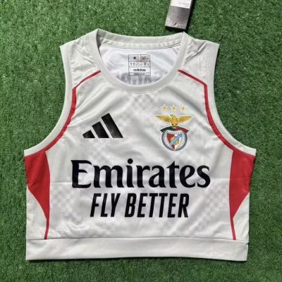 Benfica Soccer Jersey Away Women's Vest 2025/26