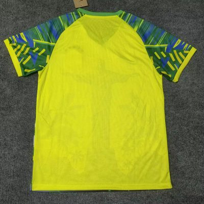Alternative view of Brazil Soccer Jersey Jesus Special Edition Custom Shirt 2025