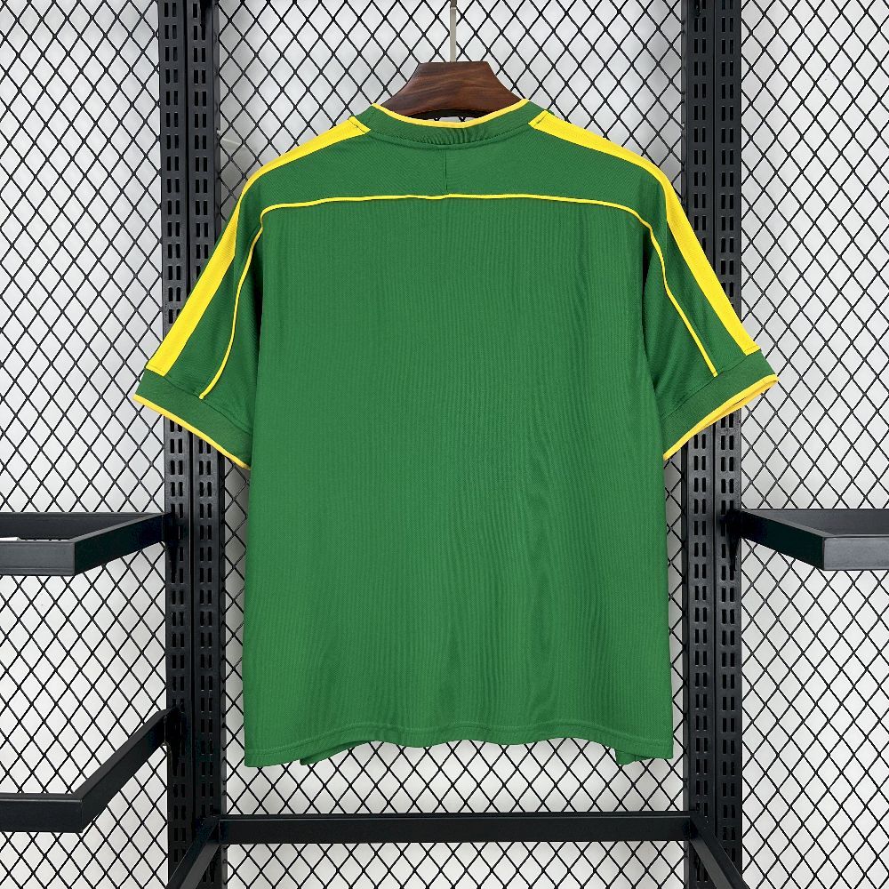 Brazil Retro Jersey Custom Goalkeeper Soccer Jersey 1998 - Image 2