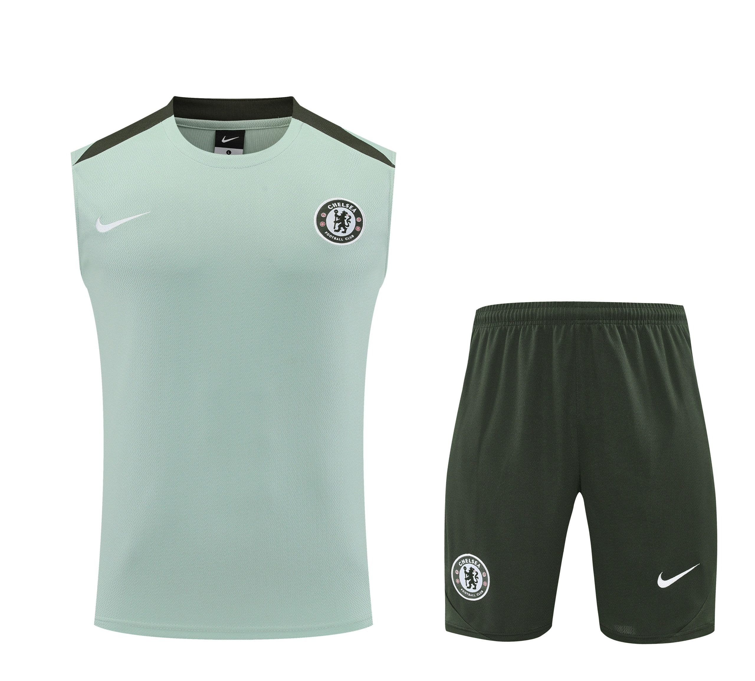 Chelsea Sleeveless Training Kit Green 2025/26