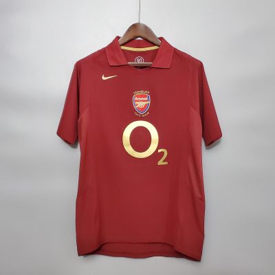 Alternative view of Henry#14 Arsenal Soccer Retro Jersey Home Custom Shirt 2005/06