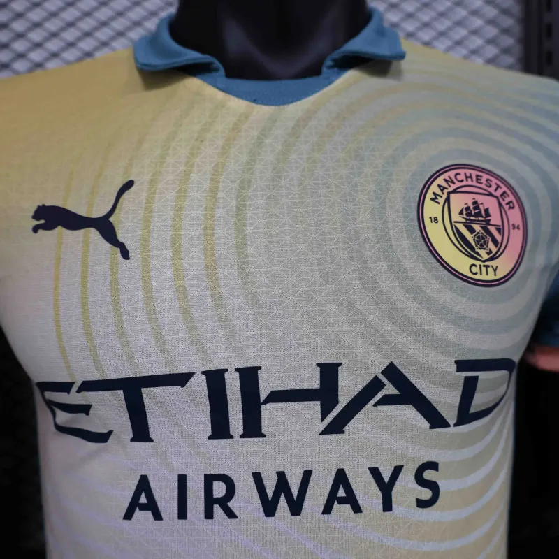 Manchester City Fourth Away Football Jersey Shirt 2024/25 - Image 5