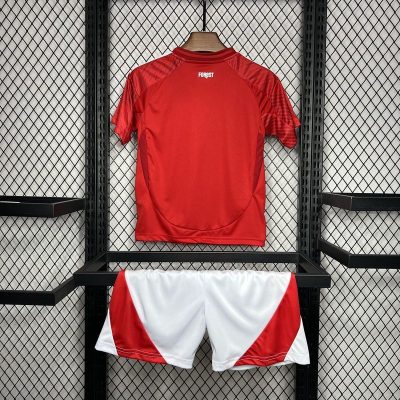 Alternative view of Nottingham Forest Football Jersey Home Kids Kit Jersey+Shorts 2024/25