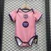 Barcelona Soccer Jersey Pink Baby Uniform 2025/26