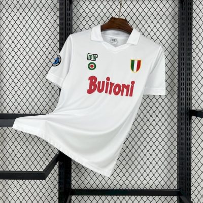 Napoli Retro Soccer Jersey Away Custom Maradona Shirt 1987-88