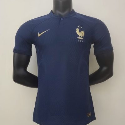 France Retro Soccer Jersey Home Shirt World Cup 2022