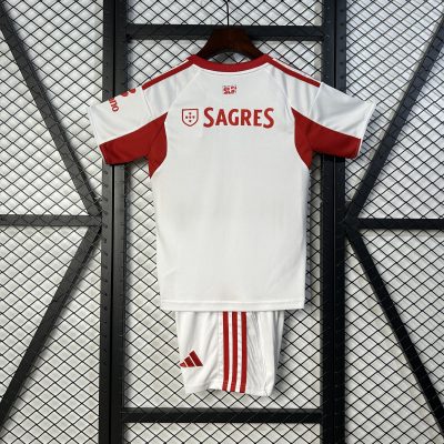 Alternative view of Benfica Soccer Jersey Third Away Kids Kit Jersey+Shorts 2025/26