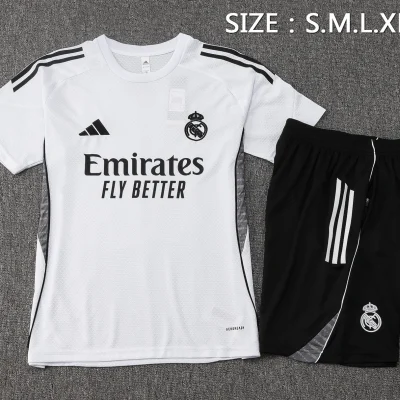 Alternative view of Real Madrid Training Jersey Kit White 2025/26