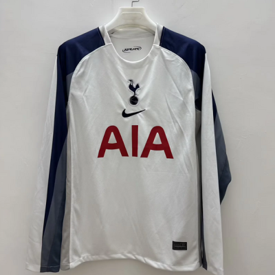 Tottenham Hotspur Football Jersey Home Long Sleeve Custom Shirt 2025/26