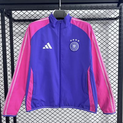 Alternative view of Germany Reversible Double-Sides Windbreaker Jacket White&Purple 2025