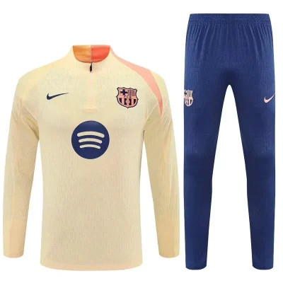 Barcelona Training Kit (Sweatshirt+Pants) Yellow 2025/26 - Player Version
