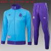 Kids Real Madrid Training Kit (Jacket+Pants) Light Blue 2025/26