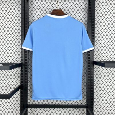 Alternative view of Manchester City Retro Home Football Jersey Shirt 2013/14