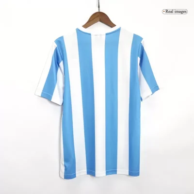 Alternative view of Argentina Retro Jersey Custom Home Football Jersey 1986