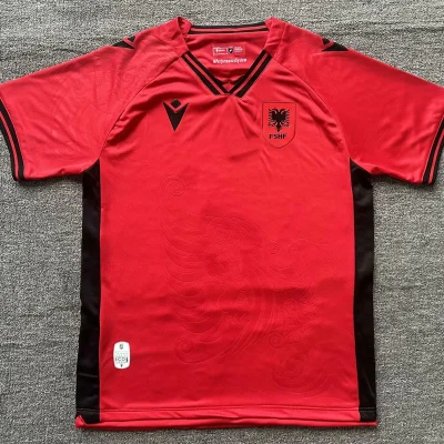 Albania Home Soccer Jersey Custom Shirt 2025-26