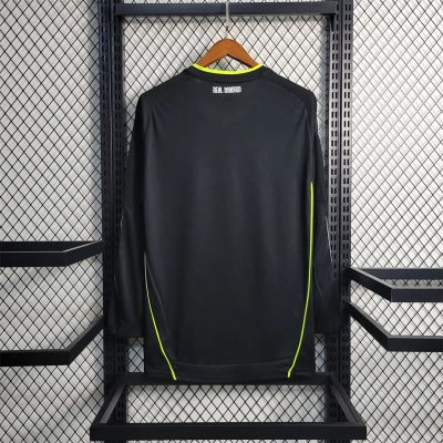 Alternative view of Real Madrid Retro Jersey Away Long Sleeve Soccer Custom Shirt 2010/11