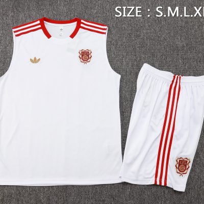 Alternative view of Bayern Munich Sleeveless Training Kit White 2025/26 - 125th Anniversary