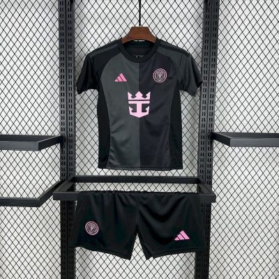 Inter Miami Soccer Jersey Away Kids Kit Jersey+Shorts 2025