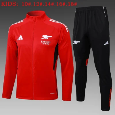 Kids Arsenal Training Kit (Jacket+Pants) Red 2025/26