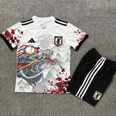 Japan Soccer Jersey Special Edition Kids Kit Jersey+Shorts 2025