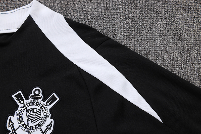 Corinthians Training Kit (Sweatshirt+Pants) Black 2025 - Image 4