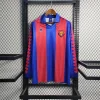 Barcelona Retro Jersey Home Long Sleeve Soccer Shirt 1991-92
