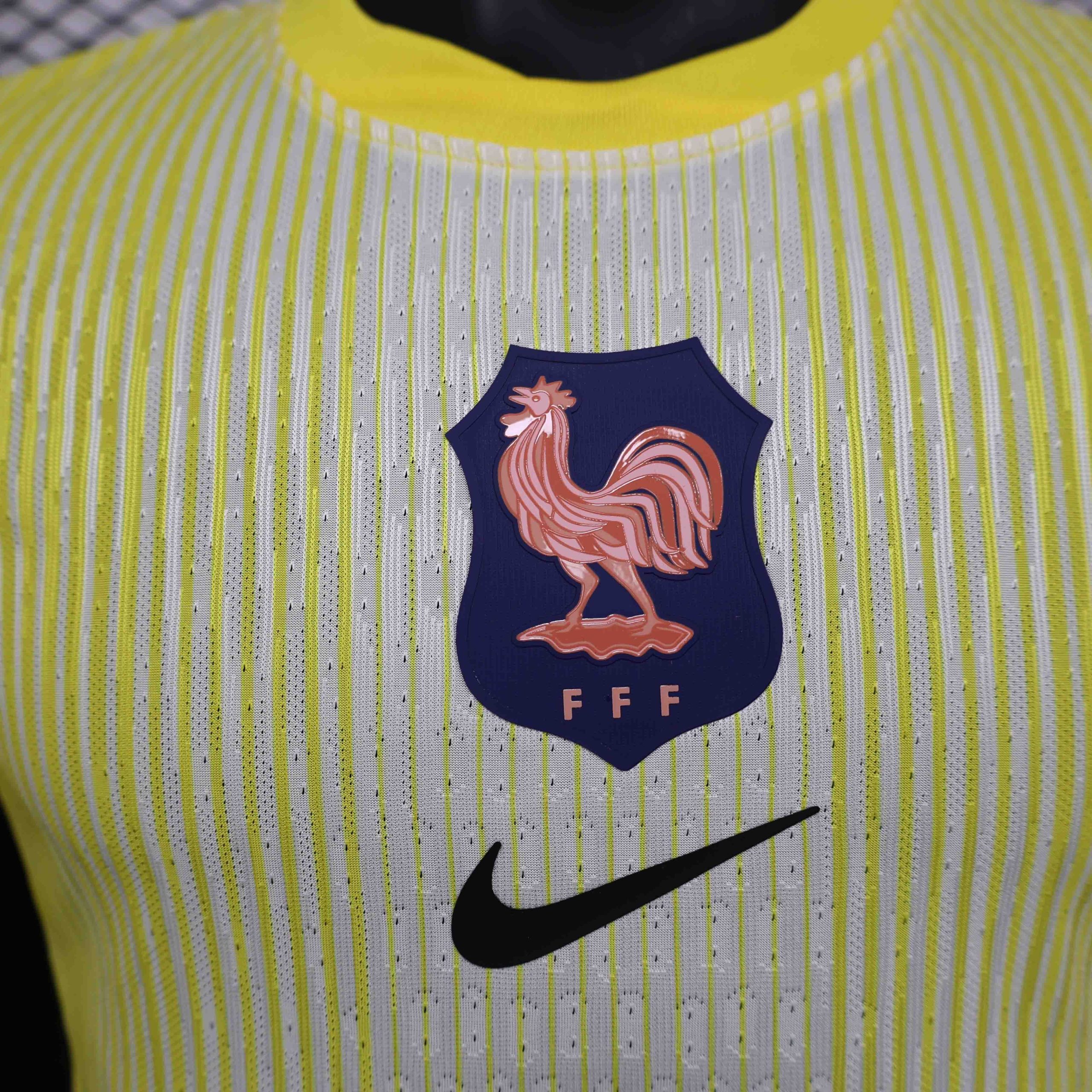 France Soccer Jersey Yellow Special Edition Shirt 2025 - Image 3