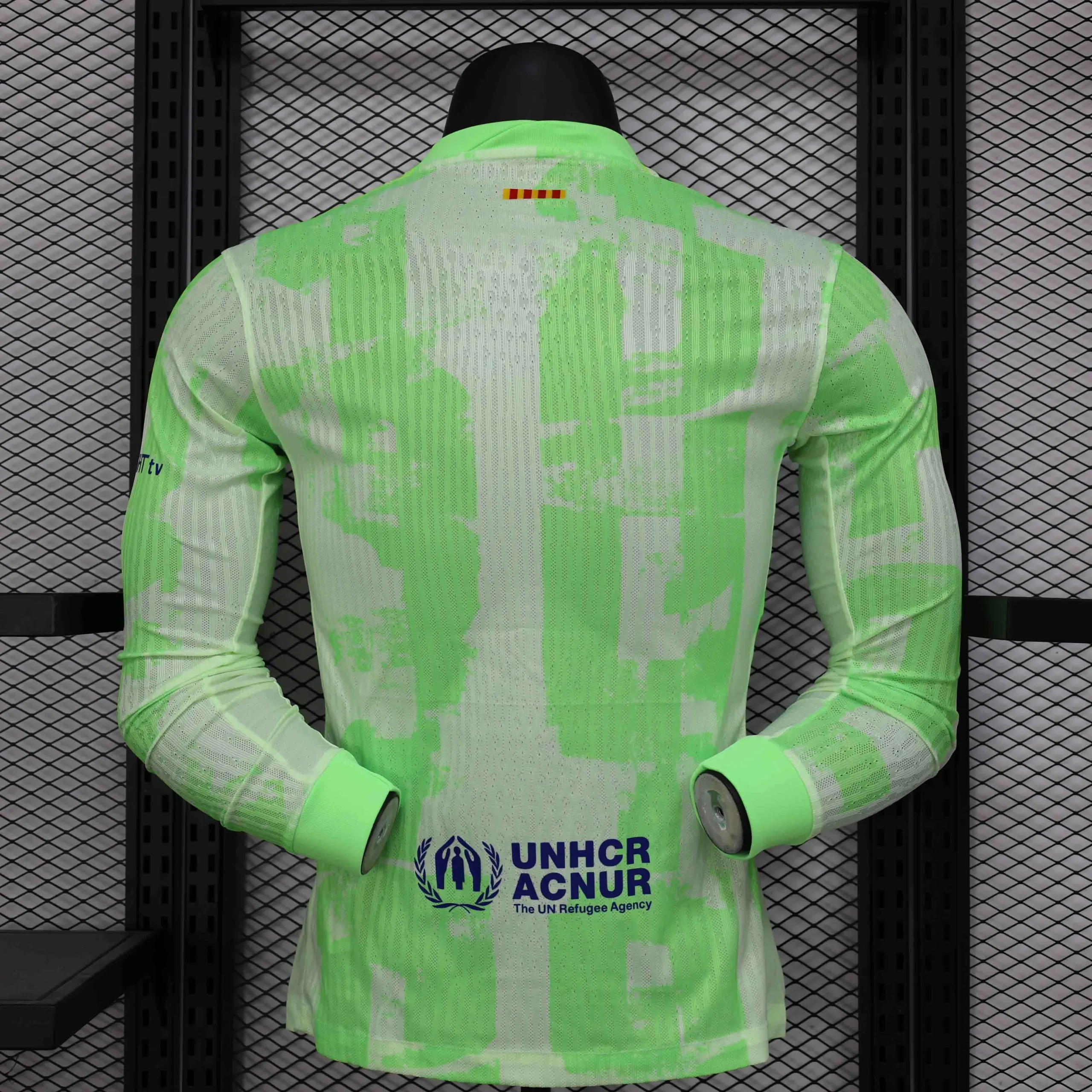 Soccer Jersey Barcelona Third Away Shirt Long Sleeve 2024/25 Spotify Logo Without Text - Image 2