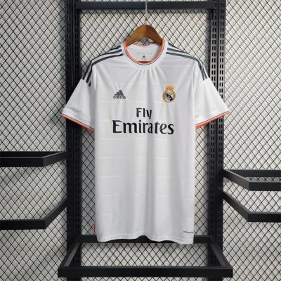 Real Madrid Retro Jersey Home Custom Soccer Shirt 2013/14