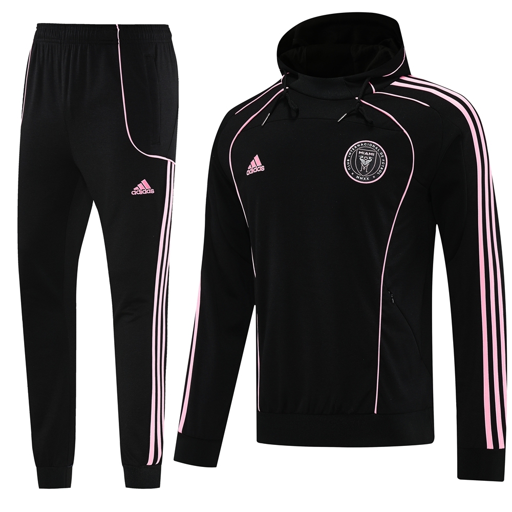 Inter Miami Hoodie Training Kit (Sweatshirt+Pants) Black 2025