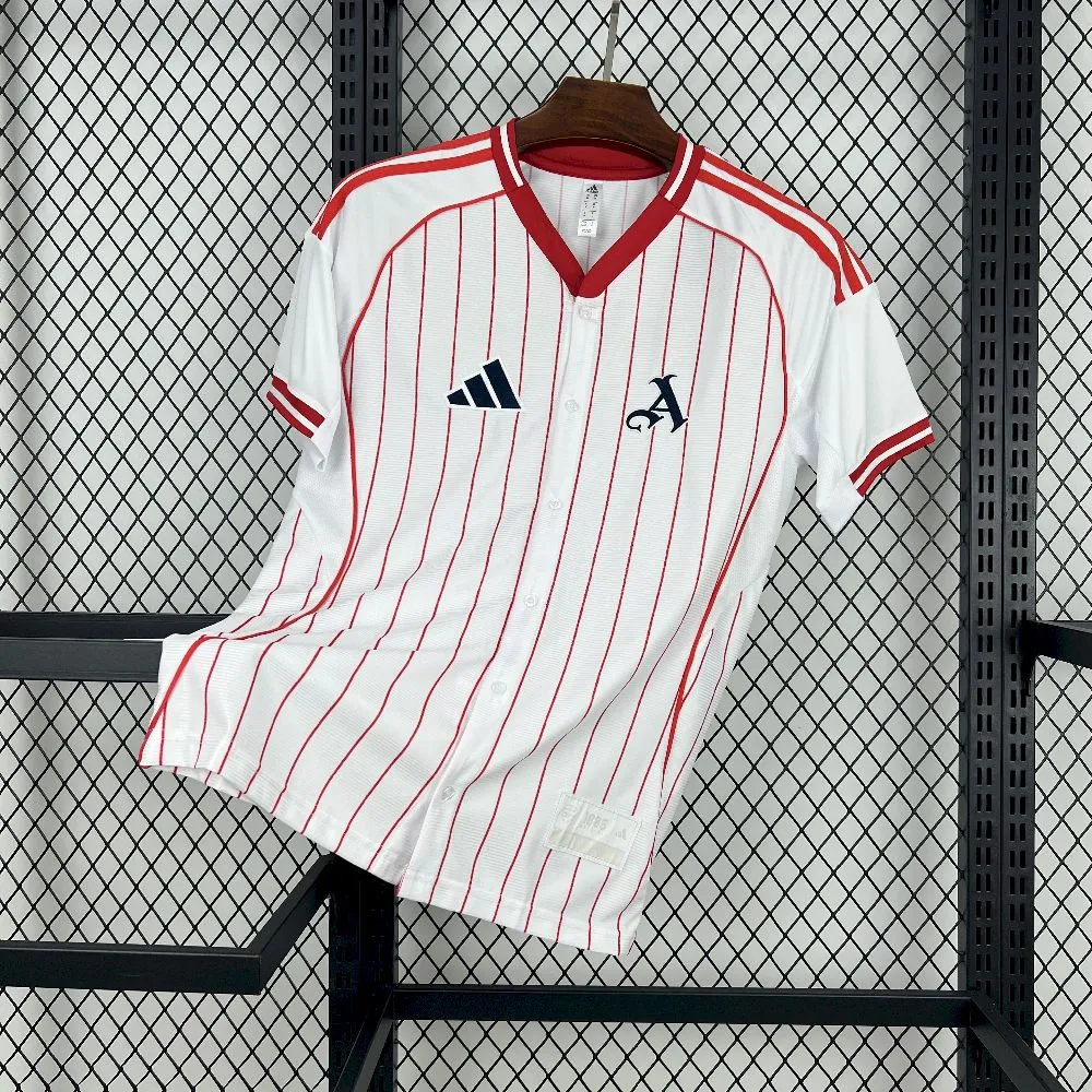 Arsenal x US Pack Baseball Custom Shirt 2025/26 - Image 2