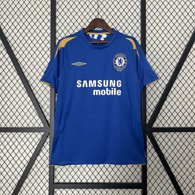 Chelsea Retro Football Jersey Home Shirt 2005-06