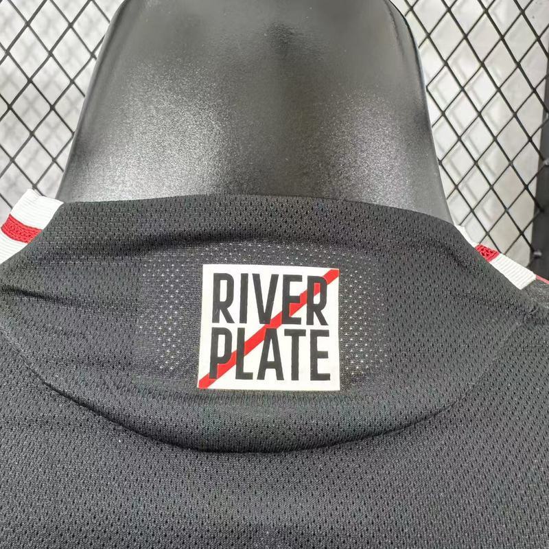 River Plate Soccer Jersey Away Long Sleeve Shirt 2025/26 - Image 2