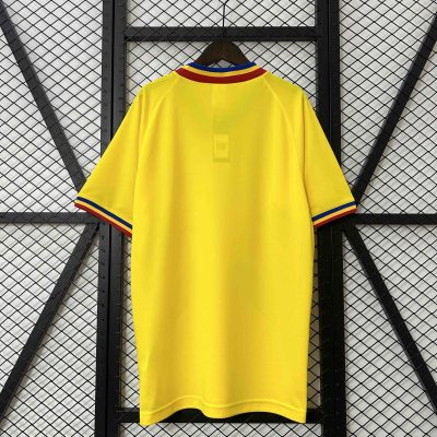 Alternative view of Romania Soccer Jersey Home Retro Jersey 1994