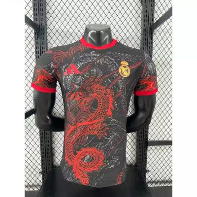 Real Madrid Soccer Jersey Red Dragon Special Edition Shirt 2025/26