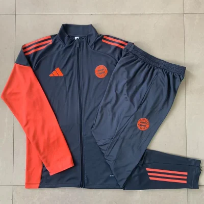 Kids Bayern Munich Training Kit (Jacket+Pants) Deep Grey 2025/26