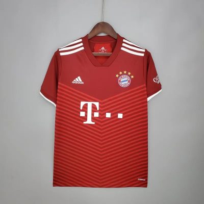 Bayern Munich Retro Jersey Home Soccer Shirt 2021/22