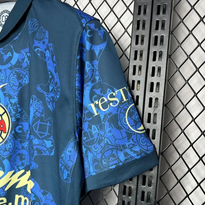 Club America Soccer Jersey Away Custom Shirt 2024/25 - Image 5
