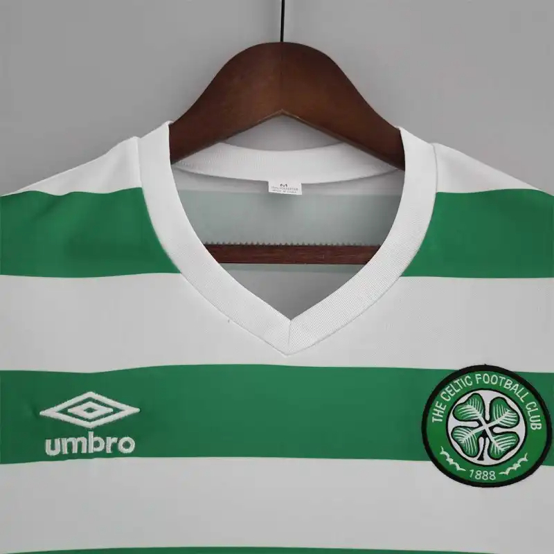 Celtic Retro Soccer Jersey Home Custom Shirt 1980/81 - Image 3