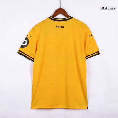 Alternative view of Wolves Football Jersey Home Custom Shirt 2024/25