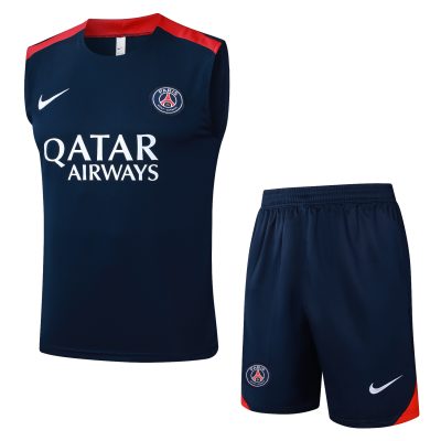 PSG Sleeveless Training Kit Blue 2025/26