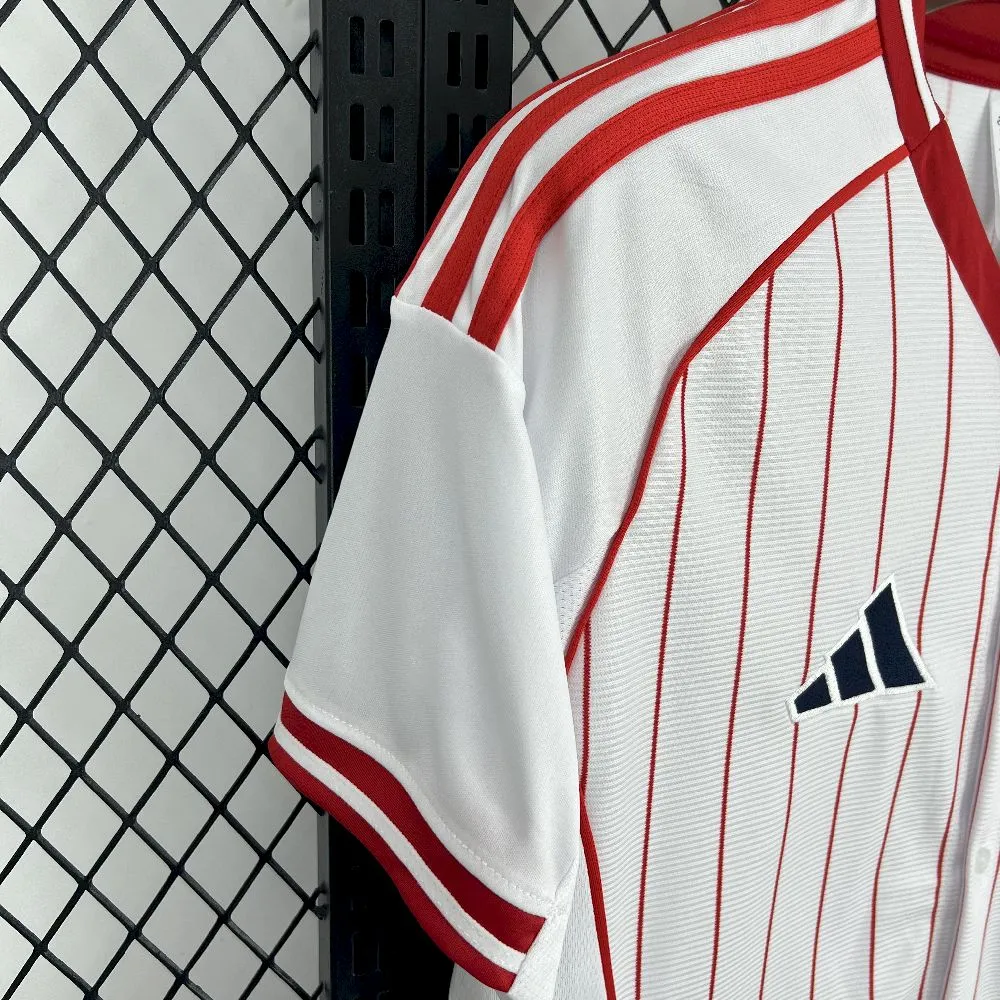 Arsenal x US Pack Baseball Custom Shirt 2025/26 - Image 4