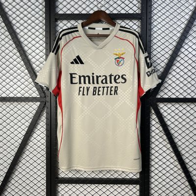 Benfica Soccer Jersey Away Custom Shirt 2025/26