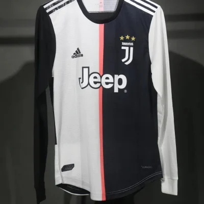 Juventus Soccer Jersey Home Long Sleeve Shirt 2019-20