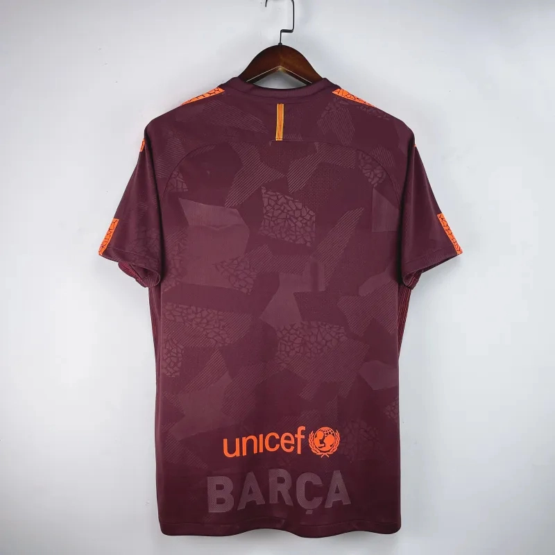 Barcelona Retro Jersey Third Away Soccer Shirt 2017-18 - Image 2