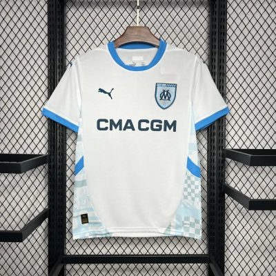 Marseille Soccer Jersey Home Custom Shirt 2024/25
