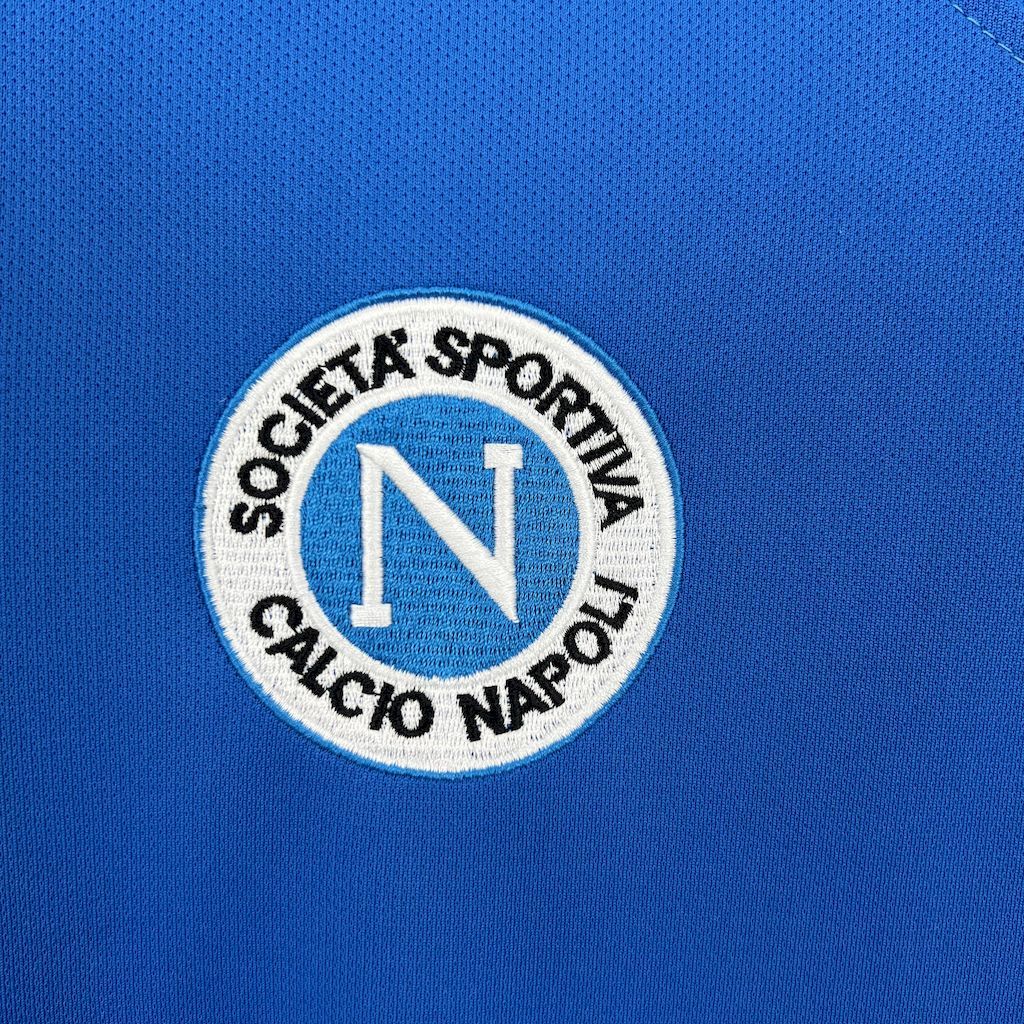 Napoli Retro Soccer Jersey Home Custom Shirt 1989-90 - Image 3