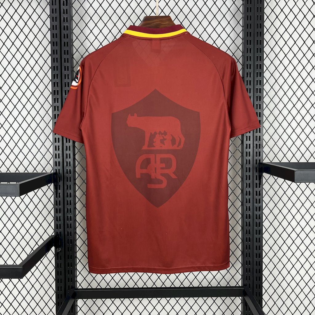 Roma Retro Soccer Jersey Home Custom Shirt 1997/98 - Image 2
